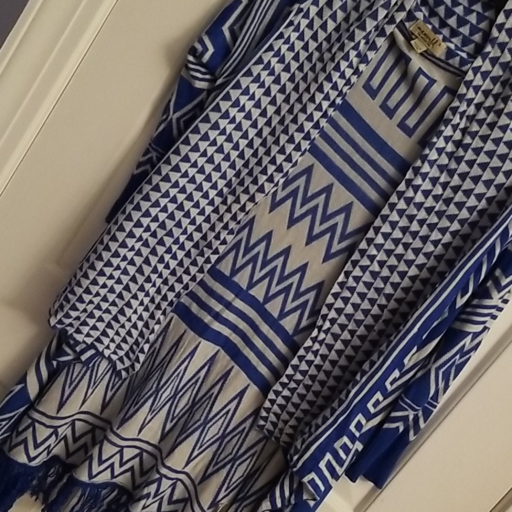 Long mid length cardigan
